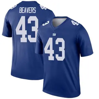New York Giants Youth Darrian Beavers Legend Jersey - Royal