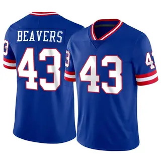 New York Giants Youth Darrian Beavers Limited Classic Vapor Jersey