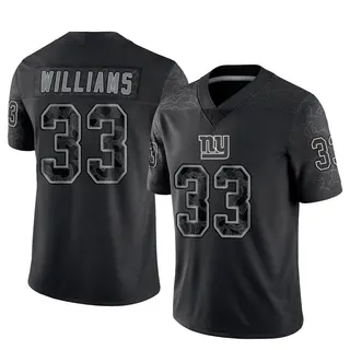 New York Giants Youth Dee Williams Limited Reflective Jersey - Black