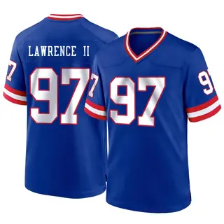 New York Giants Youth Dexter Lawrence II Game Classic Jersey - Royal