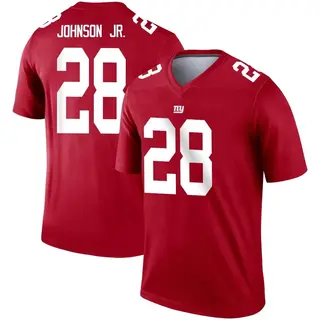 New York Giants Youth Dwayne Johnson Jr. Legend Inverted Jersey - Red