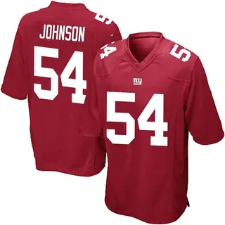 New York Giants Youth Dyontae Johnson Game Alternate Jersey - Red