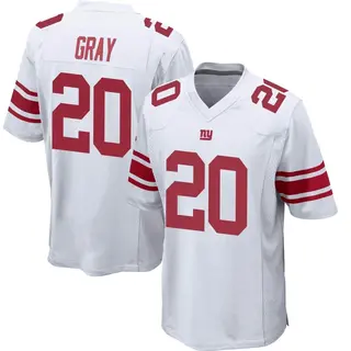 New York Giants Youth Eric Gray Game Jersey - White