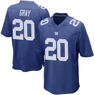 New York Giants Youth Eric Gray Game Team Color Jersey - Royal
