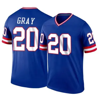 New York Giants Youth Eric Gray Legend Classic Jersey - Royal