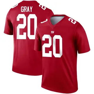 New York Giants Youth Eric Gray Legend Inverted Jersey - Red