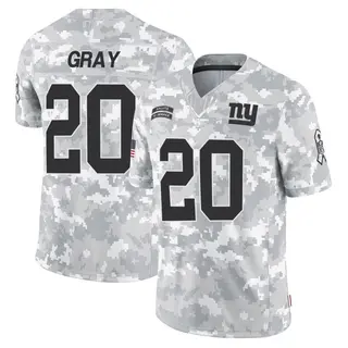 New York Giants Youth Eric Gray Limited 2024 Salute to Service Jersey - Arctic Camo