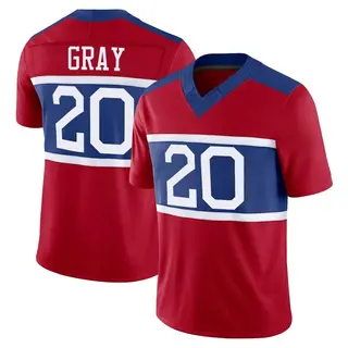 New York Giants Youth Eric Gray Limited Century Alternate Vapor F.U.S.E. Jersey - Red