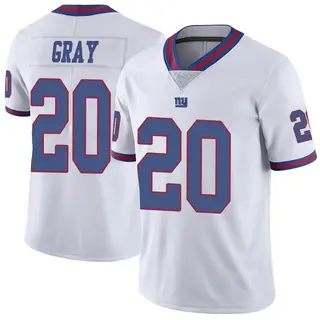 New York Giants Youth Eric Gray Limited Color Rush Jersey - White