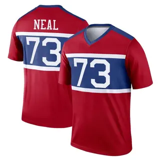 New York Giants Youth Evan Neal Legend Century Alternate Jersey - Red