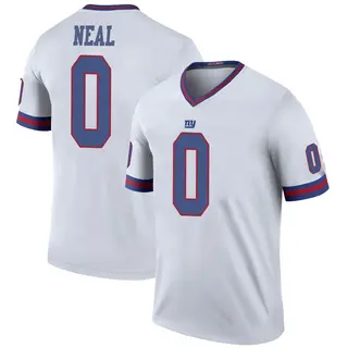 New York Giants Youth Evan Neal Legend Color Rush Jersey - White