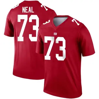 New York Giants Youth Evan Neal Legend Inverted Jersey - Red