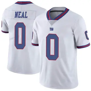 New York Giants Youth Evan Neal Limited Color Rush Jersey - White