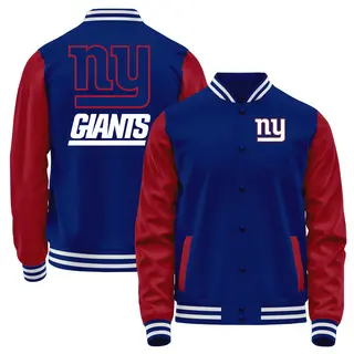 New York Giants Youth Full-Snap Jacket - Blue/Red
