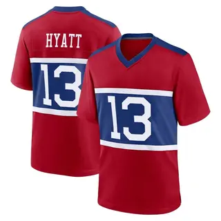 New York Giants Youth Jalin Hyatt Game Century Alternate Jersey - Red