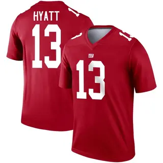 New York Giants Youth Jalin Hyatt Legend Inverted Jersey - Red