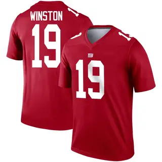 New York Giants Youth Jameis Winston Legend Inverted Jersey - Red