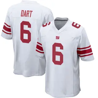 New York Giants Youth Jaxson Dart Game Jersey - White