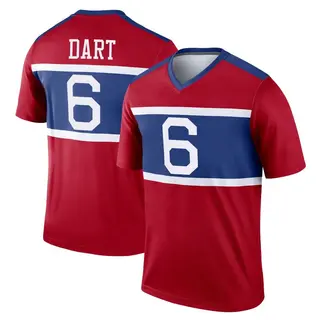 New York Giants Youth Jaxson Dart Legend Century Alternate Jersey - Red