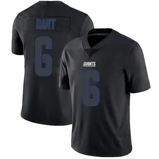 New York Giants Youth Jaxson Dart Limited Jersey - Black Impact