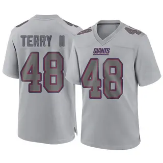 New York Giants Youth Jermaine Terry II Game Atmosphere Fashion Jersey - Gray
