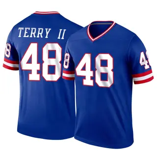 New York Giants Youth Jermaine Terry II Legend Classic Jersey - Royal