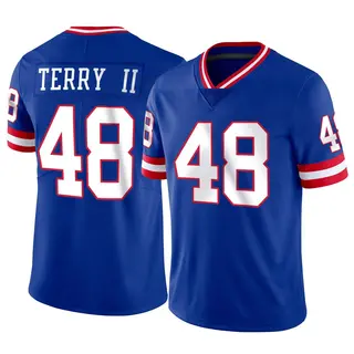 New York Giants Youth Jermaine Terry II Limited Classic Vapor Jersey
