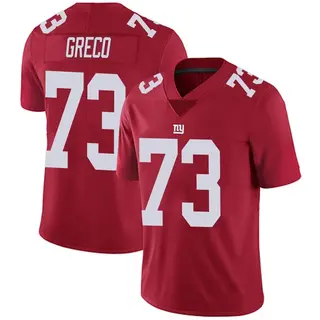 New York Giants Youth John Greco Limited Alternate Vapor Untouchable Jersey - Red