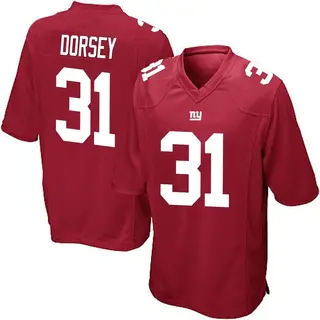 New York Giants Youth Khalil Dorsey Game Alternate Jersey - Red