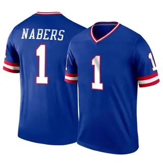 New York Giants Youth Malik Nabers Legend Classic Jersey - Royal