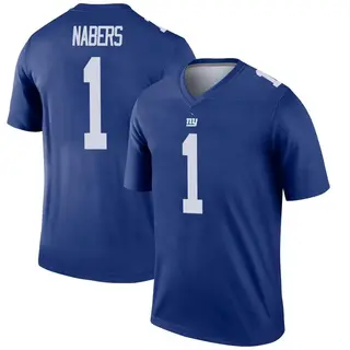 New York Giants Youth Malik Nabers Legend Jersey - Royal