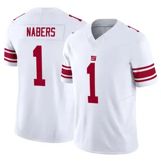 New York Giants Youth Malik Nabers Limited Vapor F.U.S.E. Jersey - White