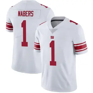 New York Giants Youth Malik Nabers Limited Vapor Untouchable Jersey - White