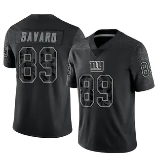 New York Giants Youth Mark Bavaro Limited Reflective Jersey - Black
