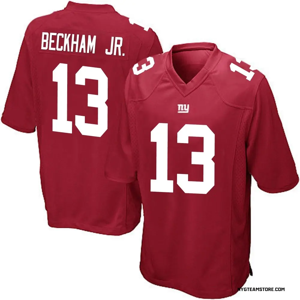 New York Giants Youth Odell Beckham Jr. Game Alternate Jersey - Red