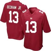 New York Giants Youth Odell Beckham Jr. Game Alternate Jersey - Red