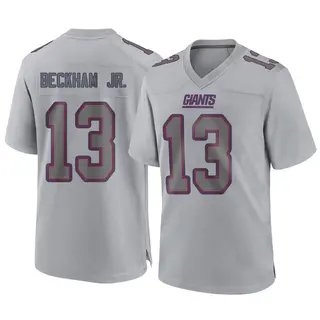 New York Giants Youth Odell Beckham Jr. Game Atmosphere Fashion Jersey - Gray