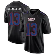 New York Giants Youth Odell Beckham Jr. Game Carbon Fashion Jersey - Black