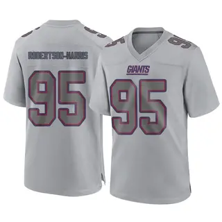New York Giants Youth Roy Robertson-Harris Game Atmosphere Fashion Jersey - Gray