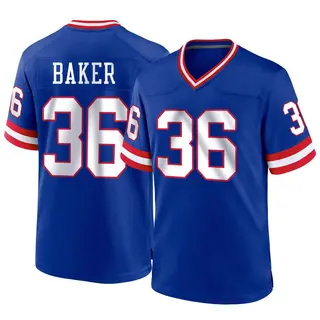 New York Giants Youth Rushawn Baker Game Classic Jersey - Royal