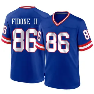 New York Giants Youth Thomas Fidone II Game Classic Jersey - Royal