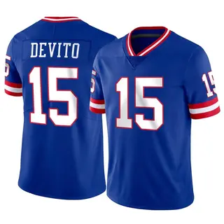 New York Giants Youth Tommy DeVito Limited Classic Vapor Jersey