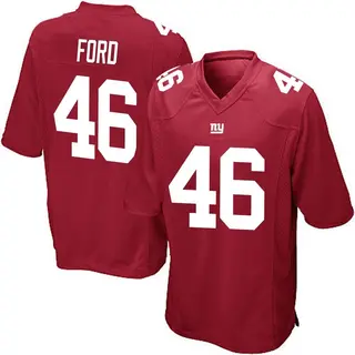 New York Giants Youth Trace Ford Game Alternate Jersey - Red