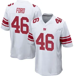 New York Giants Youth Trace Ford Game Jersey - White