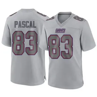 New York Giants Youth Zach Pascal Game Atmosphere Fashion Jersey - Gray