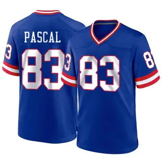 New York Giants Youth Zach Pascal Game Classic Jersey - Royal