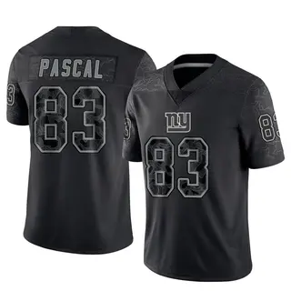 New York Giants Youth Zach Pascal Limited Reflective Jersey - Black
