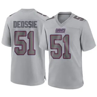 New York Giants Youth Zak DeOssie Game Atmosphere Fashion Jersey - Gray
