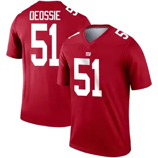New York Giants Youth Zak DeOssie Legend Inverted Jersey - Red