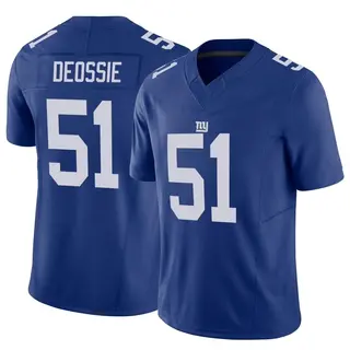 New York Giants Youth Zak DeOssie Limited Vapor F.U.S.E. Jersey - Royal